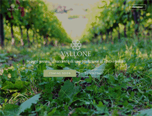 Tablet Screenshot of agricolevallone.it